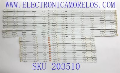 KIT DE LED'S PARA TV SONY ((INCOMPLETO SOLO 23 PIEZAS)) / NUMERO DE PARTE LB75018 / LB75018 V0_01 / LB75018 V1_01 / PANEL'S YD8F007DND01B / T750QVF05 / MODELO XBR-75X900F / XBR75X900F / NOTA IMPORTANTE:KIT CONSTA DE 24 PIEZAS EN TOTAL
